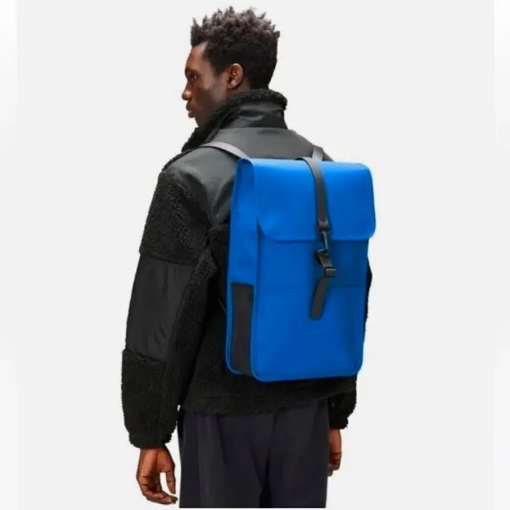 Rains Waves Waterproof Backpack W3 With Secure Buckle Closure  NWT